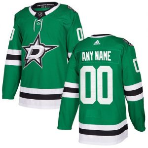 Herre NHL Dallas Stars Drakter Custom Adidas Hjemme Grønn Authentic