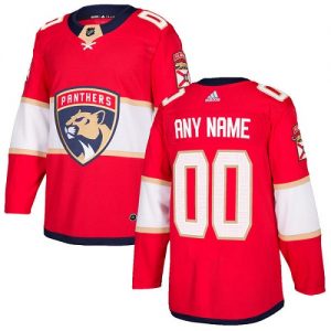 Herre NHL Florida Panthers Drakter Custom Adidas Hjemme Rød Authentic